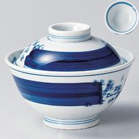 アースモス 美濃焼 蓋丼 流水しぶき蓋丼 （2個入）（直送品）