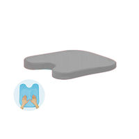 高田ベッド製作所 薄型ケアーバストップ 幅42×奥行40×高さ3/5cm グレー TB-77C-143 1個 63-0985-64（直送品）