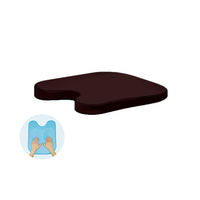 高田ベッド製作所 薄型ケアーバストップ 幅42×奥行40×高さ3/5cm 茶 TB-77C-143 1個 63-0985-59（直送品）