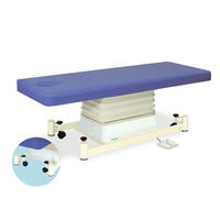 高田ベッド製作所 有孔垂直電動SCタイプ 幅70×長さ180×高さ46~79cm ライトブルー TB-728U 1個 63-0354-74（直送品）