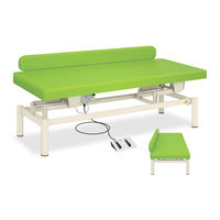 高田ベッド製作所 LG型電動ハイロー 幅60×長さ180×高さ45~83cm スカイブルー TB-1285 1個 63-2697-40（直送品）