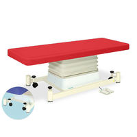 高田ベッド製作所 垂直電動SCタイプ 幅60×長さ180×高さ46~79cm レッド TB-728 1個 63-0353-05（直送品）