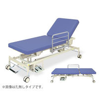 高田ベッド製作所 有孔電動2MFカイザー 幅60×長さ180×高さ50~88cm メディブルー TB-864U 1個 63-0386-18（直送品）