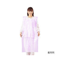 アズワン プロシェア食事用PEエプロン ピンク 50枚入 7-6266-03 1箱(50枚)（直送品）