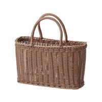 ちどり産業 PP湯かご 小 ブラウン 91-16 1個 63-1264-51（直送品）