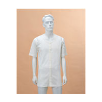 神戸生絲 紳士前開き5分袖(ボタン式) L No.2V 1枚 63-1284-80（直送品）