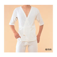 神戸生絲 紳士・婦人共用 和式じゅばん LL No.104 1枚 63-1285-19（直送品）
