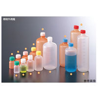 馬野化学容器 規格外用瓶 100mL 茶/原色(PP製) 1-29 1ケース(100本) 63-1377-87（直送品）