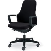 【組立設置込】コクヨ グーフォ オフィスチェア ハイバック C型肘 ブラックシェル ゴム単輪キャスター ブラック/ブラック 1脚（直送品）