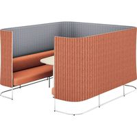 【組立設置込】コクヨ インフレーム ソファースクリーンブース 6人用 幅2130×奥行2330×高さ1350mm SN-TS613WM10GN0TNN（直送品）