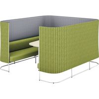 【組立設置込】コクヨ インフレーム ソファースクリーンブース 6人用 幅2130×奥行2330×高さ1350mm SN-TS613WM10GNL9NN（直送品）