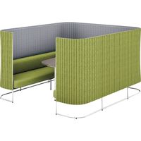 【組立設置込】コクヨ インフレーム ソファースクリーンブース 6人用 幅2130×奥行2330×高さ1350mm SN-TS613WMG5GNL9NN（直送品）