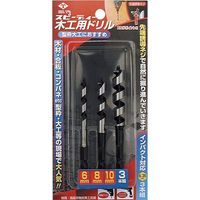 高芝ギムネ製作所 ダイヤティー 3PCスピーディー木工用ドリル 高芝ギムネ製作所 ダイヤティー 3PCスピーディー木工用ドリル