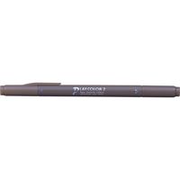 トンボ鉛筆 水性サインペンプレイカラー２　アッシブラウン WS-TP40 1セット（5本）