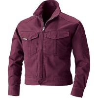 HOOH 長袖ブルゾン 6403-53ワイン 6L 村上被服 1着（直送品）