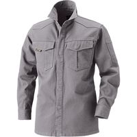 HOOH 長袖シャツ 6407-7グレー 4L 村上被服 1着（直送品）