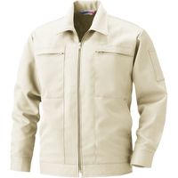 HOOH チャックジャンパー 666-A-ベージュ 4L 村上被服 1着（直送品）