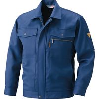 HOOH カラーブルゾン 667-ネイビー 3L 村上被服 1着（直送品）