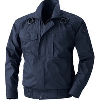 HOOH フルハーネス対応長袖ブルゾン V8201-1ネイビー 4L 村上被服 1着（直送品）