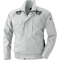 HOOH フルハーネス対応長袖ブルゾン V8201-39シルバーグレー 3L 村上被服 1着（直送品）