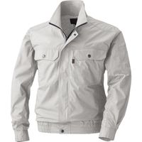 HOOH 長袖ブルゾン V8202-39シルバーグレー L 村上被服 1着（直送品）