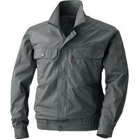 HOOH 長袖ブルゾン V8202-73チャコール 8L 村上被服 1着（直送品）