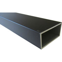 アルインコ アルミ平角パイプ 40X20X1.2T ブラック 4m FB137K 1本 849-4514（直送品）