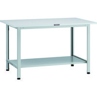 トラスコ中山 TRUSCO 軽荷重作業台(200kg)AO型 1200X750XH740 下棚2枚付 ホワイト色 AO-1275LT2 1台（直送品）
