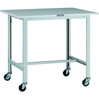 TRUSCO 軽荷重作業台(100kg)AO型 900X750XH808 φ75キャスター付 ホワイト色 AOR-0975C75 1台（直送品）