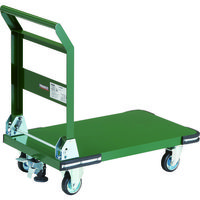 トラスコ中山 TRUSCO 鋼鉄製運搬車 折りたたみ式 800X450 Φ100プレス車 Lストッパー付 PHO-3SS 1台（直送品）