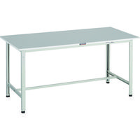 TRUSCO 軽荷重作業台(300kg)RAE2型 RoHS2対応天板 1500X750XH740 ホワイト色 RAE2-1500 W 1台（直送品）