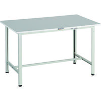 TRUSCO 軽荷重作業台(300kg)RAE2型 RoHS2対応天板 1200X600XH740 ホワイト色 RAE2-1260 W 1台（直送品）