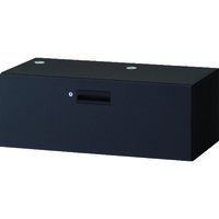 トラスコ中山 TRUSCO 壁面書庫"Calmatio” ラテラル型 下置き用 W900×D450×H340 TCLA-BK-04 1台（直送品）