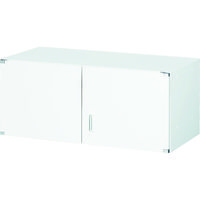 トラスコ中山（TRUSCO） TRUSCO ユニット型壁面書庫 D400 両開き W色