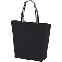 キャブ United Athle（ユナイテッドアスレ） 1460-01 トートバッグ ブラック/ブラック＆ホワイトL 1包（10枚入）（直送品）