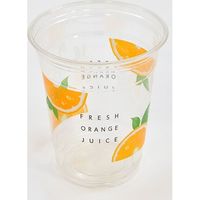 パックスタイル PETカップ 14oz-92φ オレンジ 本体 639514 1000枚（50×20）（直送品）