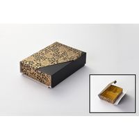 瑞光明 料理・弁当箱 華雅シリーズ 貼箱タイプ 小 O-868 金カップ付（3） v1322hmsho868ig1jg2 1ケース（100個入）（直送品）