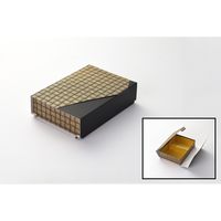 瑞光明 料理・弁当箱 華雅シリーズ 貼箱タイプ 小 O-935 金カップ付（2） v1322hmsho935ig2 1ケース（100個入）（直送品）