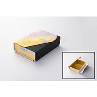 瑞光明 料理・弁当箱 華雅シリーズ 貼箱タイプ 小 S-6014 金カップ付（2） v1322hmshs6014ig2 1ケース（100個入）（直送品）