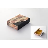 瑞光明 料理・弁当箱 華雅シリーズ 貼箱タイプ 小 S-7295 金カップ付（3） v1322hmshs7295ig1jg2 1ケース（100個入）（直送品）