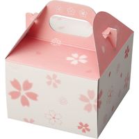 ヤマニパッケージ 和彩サービス箱（桜）4ヶ 19-1303 1ケース（200：50枚全面包装（結束なし））（直送品）