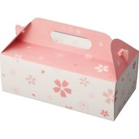 ヤマニパッケージ 和彩サービス箱（桜）8ヶ 19-1305 1ケース（100：50枚全面包装（結束なし））（直送品）
