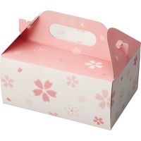 ヤマニパッケージ 和彩サービス箱（桜）6ヶ 19-1304 1ケース（200：50枚全面包装（結束なし））（直送品）