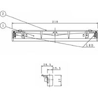 パナソニック ＬＥＤ誘導灯補修ランプ FK91220 1個 - アスクル