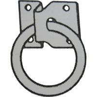 松冨 ユニクロロープフック 座付 R-4 3F819 1セット（直送品）