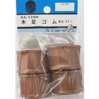 松冨 木足ゴム 茶丸 6A129H 1セット（直送品）