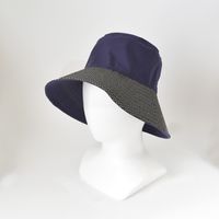 ヤマショウ 婦人リバーシブルハット水玉 ネイビー YCH-034NV 1箱 (6個入)（直送品）