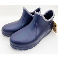 ヤマショウ 防水軽量ガーデンブーツ ネイビー YRB-002N M 1箱 (12足入)（直送品）