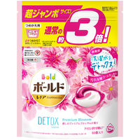 ボールド ジェルボール3D 癒しのプレミアムブロッサムの香り 詰め替え 超ジャンボ 1個（46粒入） 洗濯洗剤 P&G