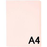 アスクル カラーペーパー A4 ライトピンク 1冊（500枚入） オリジナル（わけあり品）